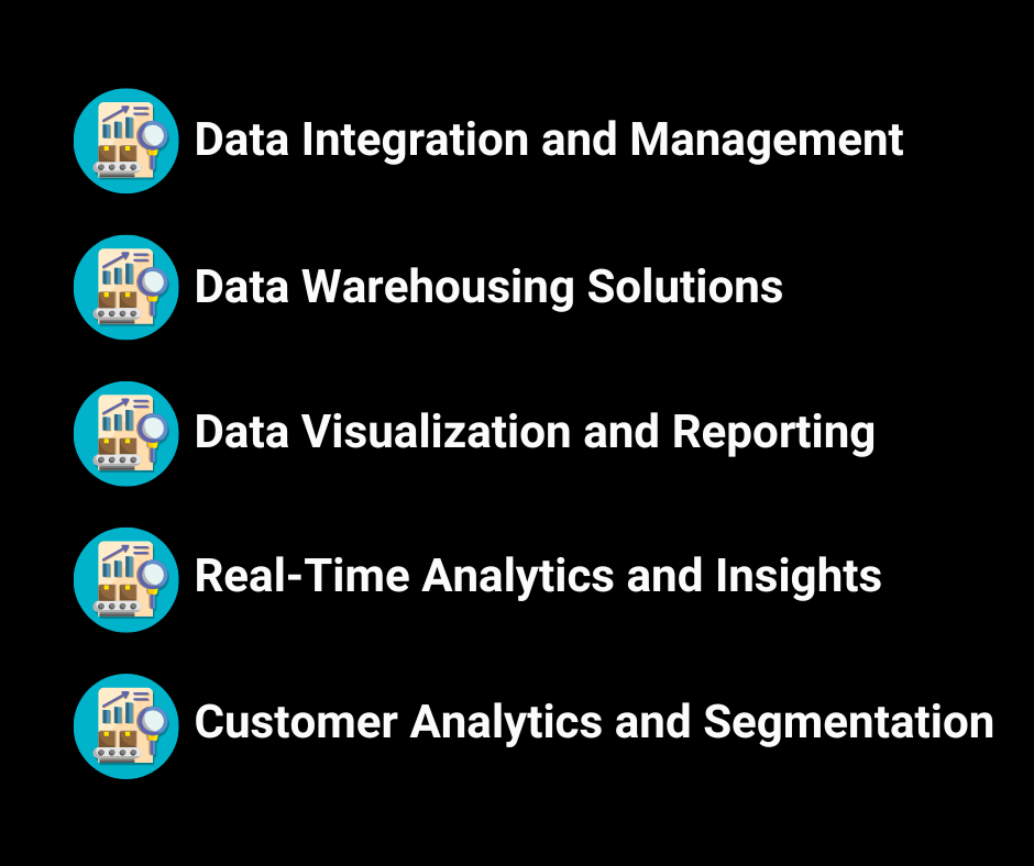 Visual representation of data integration and management solutions, showcasing seamless data flow and organized information systems.